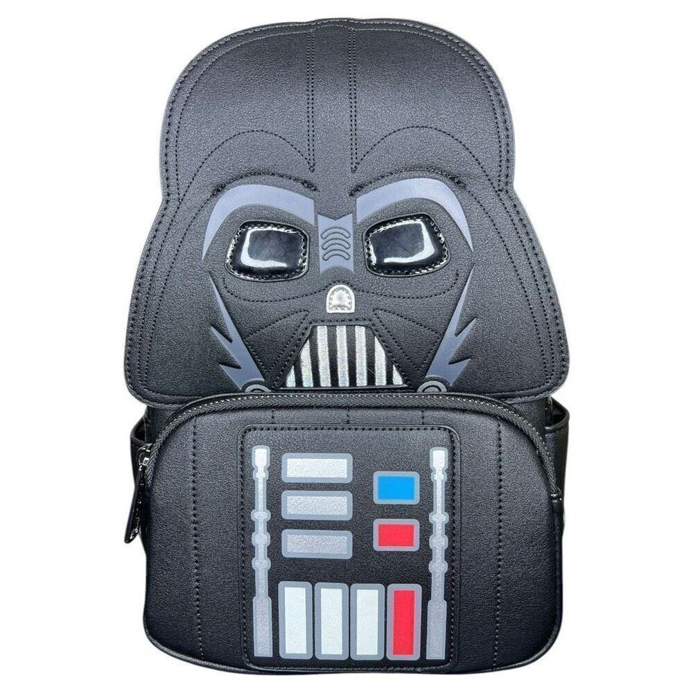 NEW Loungefly Star Wars Darth Vader Glow Black Mini Backpack 2023‎